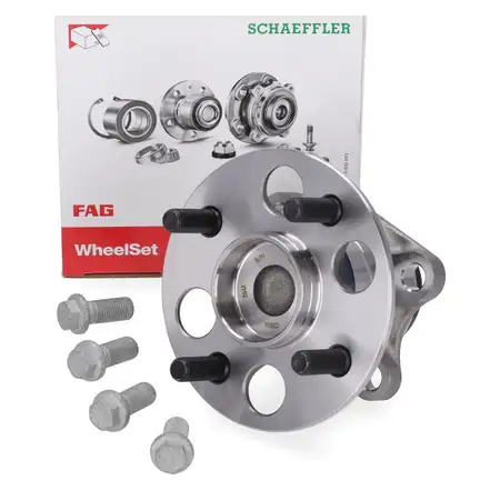 FAG 713618990 Radnabe + Radlager f&uuml;r TOYOTA Corolla E18 Yaris P9 P13 hinten 42410-52070