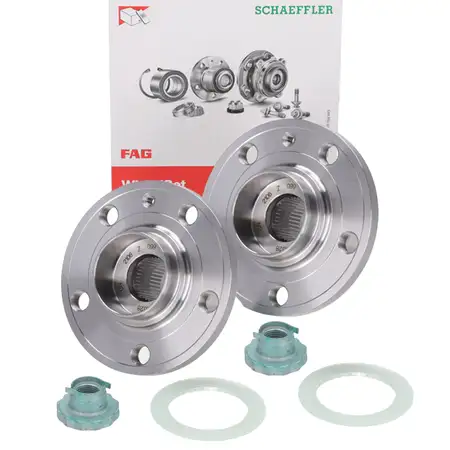 2x FAG Radnabe f&uuml;r VW Polo 4 5 6 A1 8X GB Ibiza 3-5 Fabia 1-4 Kamiq Rapid vorne 6R0407621A
