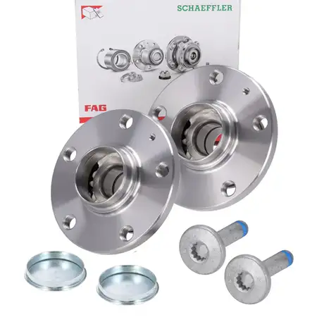 2x FAG Radnabe f&uuml;r VW Golf 5 6 7 A3 8P 8V Leon 1P 5F Karoq Octavia 3 hinten 5Q0598611