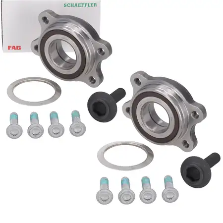 2x FAG Radlagersatz f&uuml;r AUDI A6 C6 A8 4E R8 VW Phaeton vorne o. hinten 4F0598625B