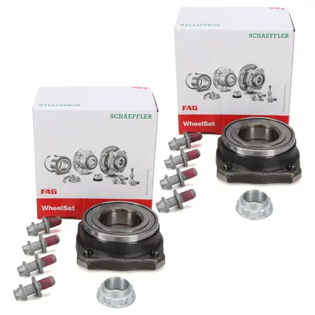 2x FAG 713649570 Radlagersatz Radlager f&uuml;r BMW X3 F25 X4 20-35i 18-35d hinten 33406787015
