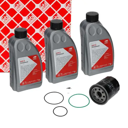 febi 1001621 Getriebefilter Satz + 3L Getriebe&ouml;l f&uuml;r TESLA MODEL 3 (5YJ3) Y (5YJY)