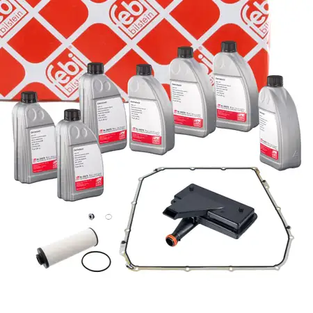 febi 171783 Automatikgetriebe Rep.-Satz + 7L Getriebe&ouml;l f&uuml;r AUDI A4 A6 Q5 7-Gang 0B5 DL501
