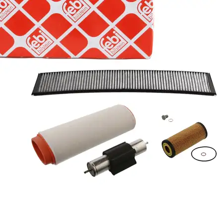 febi Filterset Filterpaket f&uuml;r BMW 3er E46 318d 115/116 PS + 320d 150 PS M47