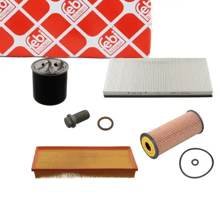 febi Filter Set for Mercedes A-Class W169 and B-Class 160-200CDI OM640 up to engine 30553857