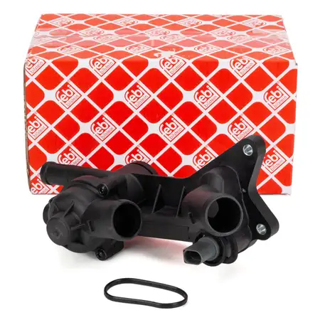 febi Thermostat + Geh&auml;use + Sensor f&uuml;r VW Polo 4 5 Ibiza 3 4 Fabia 1 2 1.2 03C121111B