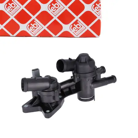febi Thermostat + Geh&auml;use + Sensor f&uuml;r VW Passat B7 AUDI 8P SEAT Leon SKODA 1.4 TSI/TFSI