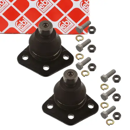 2x febi 01150 Lower front control arm for PORSCHE 924, 944, VW Golf 1, Jetta 1, Scirocco