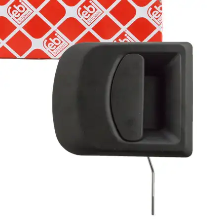 febi 101983 T&uuml;rgriff T&uuml;rbet&auml;tigung Schwarz f&uuml;r IVECO Daily 3 4 5 vorne links 99489589