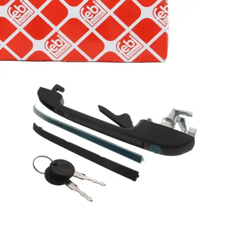 febi 15432 T&uuml;rgriff T&uuml;rbet&auml;tigung f&uuml;r VW Caddy Golf 1 2 Passat B1 B2 Polo 2 Scirocco links