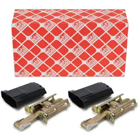 2x febi T&uuml;rfeststeller T&uuml;rfangband f&uuml;r MERCEDES C-/E-Klasse W202 S202 W210 S210 vorne