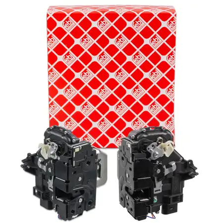 2x febi T&uuml;rschloss Stellmotor Zentralverriegelung f&uuml;r AUDI A4 S4 8E B6 Allroad C5 vorne