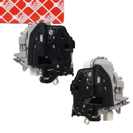2x febi T&uuml;rschloss Stellmotor f&uuml;r AUDI A1 8X A4 B8 A5 A6 C7 A7 Q3 8U Q5 8RB Q7 4M 8J vorne