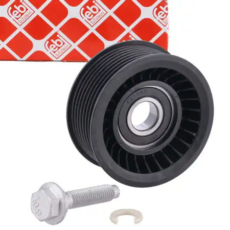febi Umlenkrolle Keilrippenriemen f&uuml;r LAND ROVER Range Rover Sport 1 JAGUAR X761 2.0/5.0i