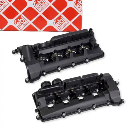 2x febi Ventildeckel + Dichtung f&uuml;r LAND ROVER Range Rover 3 4/Sport 1 2/Velar 5.0 SCV8