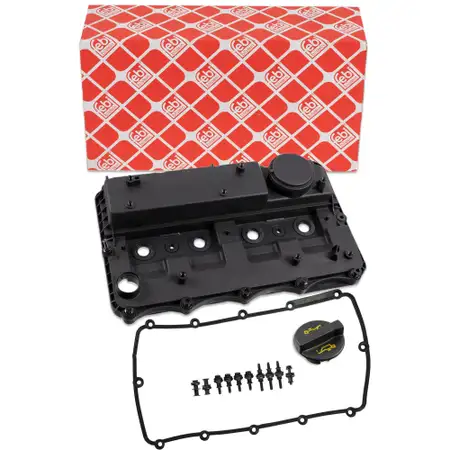 febi Ventildeckel + Dichtung + Einf&uuml;lldeckel f&uuml;r PSA Jumper 2 Boxer FORD Transit 2.2D