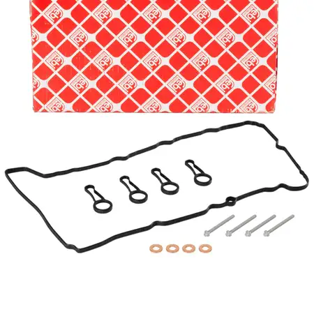 febi Ventildeckeldichtung + Schraube D&uuml;senhalter f&uuml;r BMW F20 E90 F30 F10 X1 X3 X5 N47