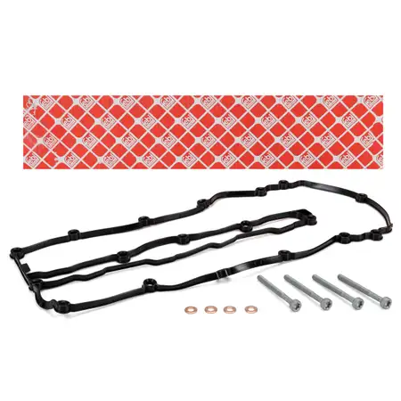 febi Ventildeckeldichtung + Schraube Dichtung D&uuml;senhalter f&uuml;r MERCEDES-BENZ CDI OM651