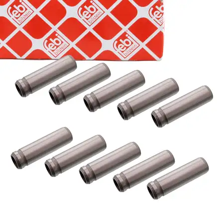 10x febi 14826 AUSLASSSEITE Ventilf&uuml;hrung f&uuml;r MERCEDES/8 W115 W123 W460 W110 OM615/616/617