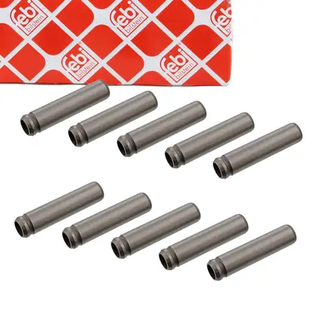 10x febi 14822 EINLASSSEITE Ventilf&uuml;hrung f&uuml;r MERCEDES/8 W115 W123 W460 W110 OM615/616/617