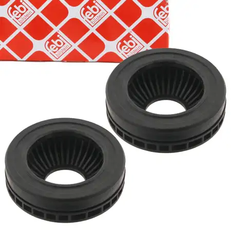 2x febi 31291 W&auml;lzlager Federbeinlager f&uuml;r FORD Fiesta 5 MK5 Fusion JU_ MAZDA 2 DY vorne