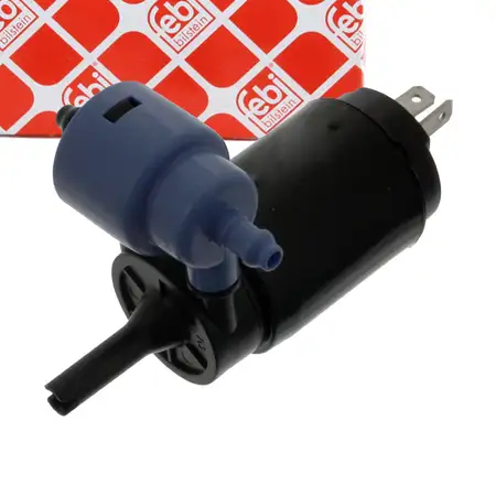 febi Waschwasserpumpe Dualpumpe f&uuml;r VW Golf 2 3 Passat B2 B3/B4 Polo 3 Transporter Sharan