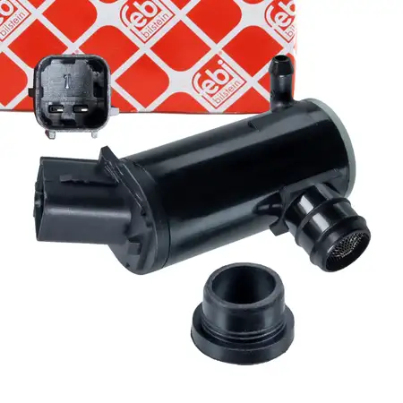 febi Waschwasserpumpe Monopumpe f&uuml;r KIA Picanto 2 Sportage 3 HYUNDAI ix35 i10 3 Accent 5