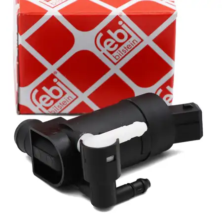 febi 34865 Waschwasserpumpe Waschpumpe Dualpumpe f&uuml;r FORD Mondeo 3 MK3 B5Y BWY 1145866