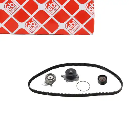 febi 105883 Zahnriemensatz + Wasserpumpe f&uuml;r ALFA ROMEO 145 146 147 155 GTV Spider 1.8 2.0