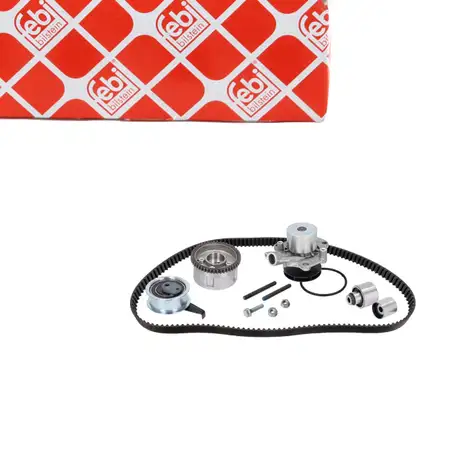 febi 197855 Zahnriemensatz + Wasserpumpe f&uuml;r VW Golf 7 1.6 TDI Crafter T6 2.0 TDI