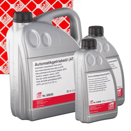 7L 7 liters febi ATF automatic transmission fluid AUDI BMW HYUNDAI JAGUAR PORSCHE VW