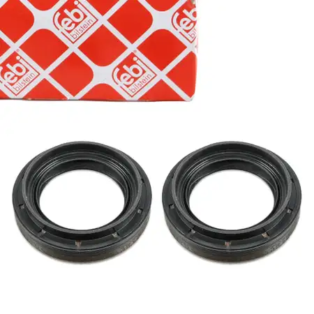 2x febi Wellendichtring Schaltgetriebe f&uuml;r OPEL Astra F G H Corsa A B C D FIAT ALFA SAAB