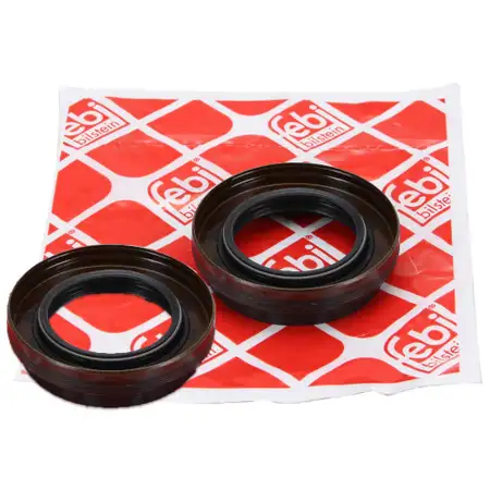 2x febi Wellendichtring Differential f&uuml;r SMART Fortwo 451 Forfour 454 hinten 0139976146