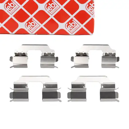 febi 185279 Zubeh&ouml;rsatz Montagesatz Federnsatz f&uuml;r Bremsbel&auml;ge vorne o. hinten