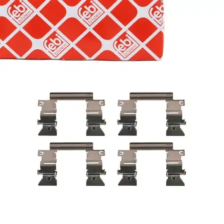 febi 181475 Zubeh&ouml;rsatz Montagesatz Federnsatz f&uuml;r Bremsbel&auml;ge vorne