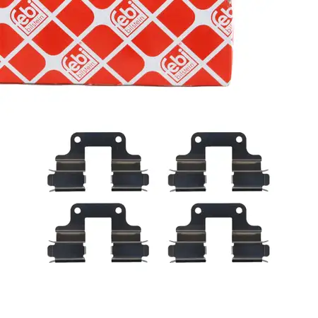 febi 181497 Zubeh&ouml;rsatz Montagestz Federnsatz f&uuml;r Bremsbel&auml;ge hinten