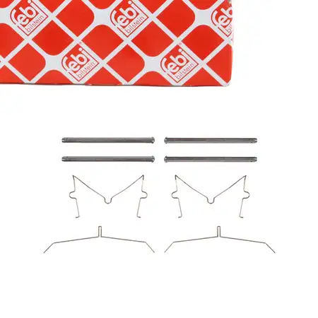 febi 181507 Zubeh&ouml;rsatz Montagesatz Federnsatz f&uuml;r Bremsbel&auml;ge vorne