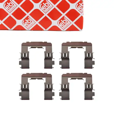 febi 181508 Accessory Kit, Installation Kit, Spring Set for Front Brake Pads