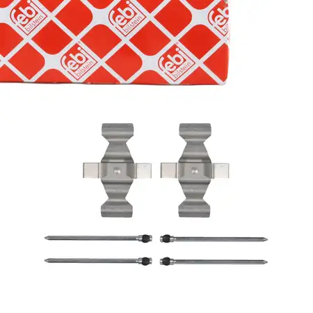 febi 181882 Zubeh&ouml;rsatz Montagesatz Federnsatz f&uuml;r Bremsbel&auml;ge vorne