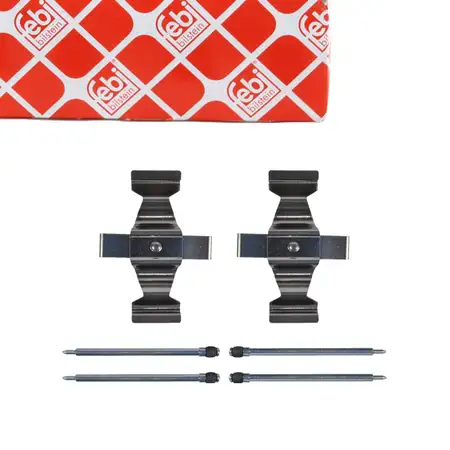 febi 182018 Zubeh&ouml;rsatz Montagesatz Federnsatz f&uuml;r Bremsbel&auml;ge vorne