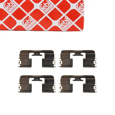 febi 182255 Zubeh&ouml;rsatz Montagestz Federnsatz f&uuml;r Bremsbel&auml;ge hinten