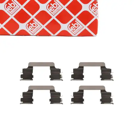 febi 182293 Zubeh&ouml;rsatz Montagesatz Federnsatz f&uuml;r Bremsbel&auml;ge vorne