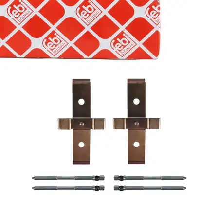 febi 182345 Zubeh&ouml;rsatz Montagesatz Federnsatz f&uuml;r Bremsbel&auml;ge vorne