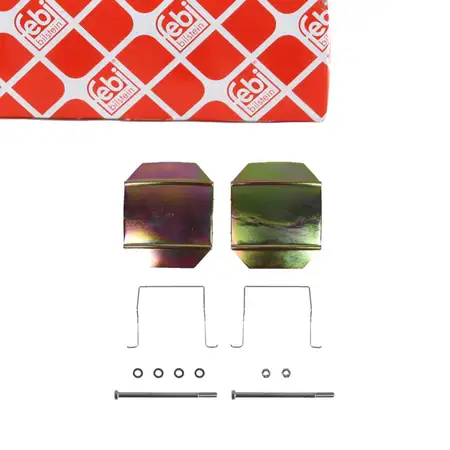 febi 182347 Zubeh&ouml;rsatz Montagestz Federnsatz f&uuml;r Bremsbel&auml;ge hinten