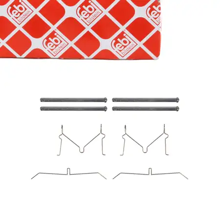 febi 182375 Zubeh&ouml;rsatz Montagesatz Federnsatz f&uuml;r Bremsbel&auml;ge vorne