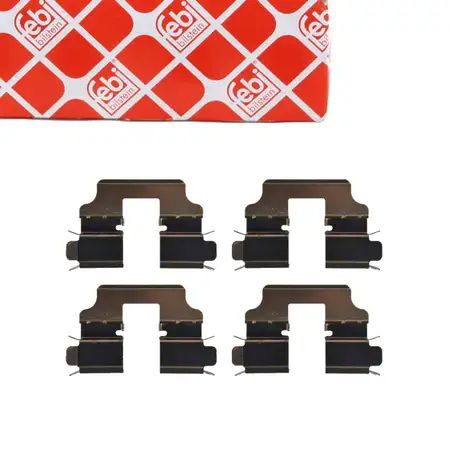 febi 182401 Zubeh&ouml;rsatz Montagestz Federnsatz f&uuml;r Bremsbel&auml;ge hinten