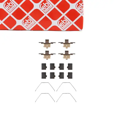 febi 182485 Accessory Kit, Installation Kit, Spring Set for Front Brake Pads