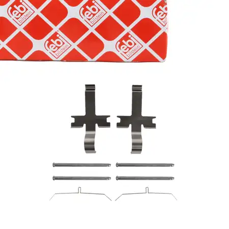 febi 182541 Zubeh&ouml;rsatz Montagesatz Federnsatz f&uuml;r Bremsbel&auml;ge vorne