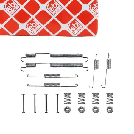febi 18152 Zubeh&ouml;rsatz Montagesatz Federnsatz f&uuml;r Bremsbacken hinten