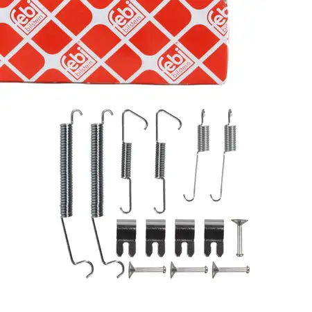 febi 182064 Zubeh&ouml;rsatz Montagesatz Federnsatz f&uuml;r Bremsbacken hinten